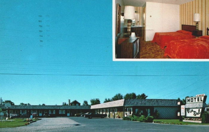 Vindel Motel - Vintage Postcard